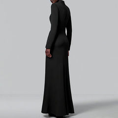 Ladies Temperament Long Sleeved Party Dresses