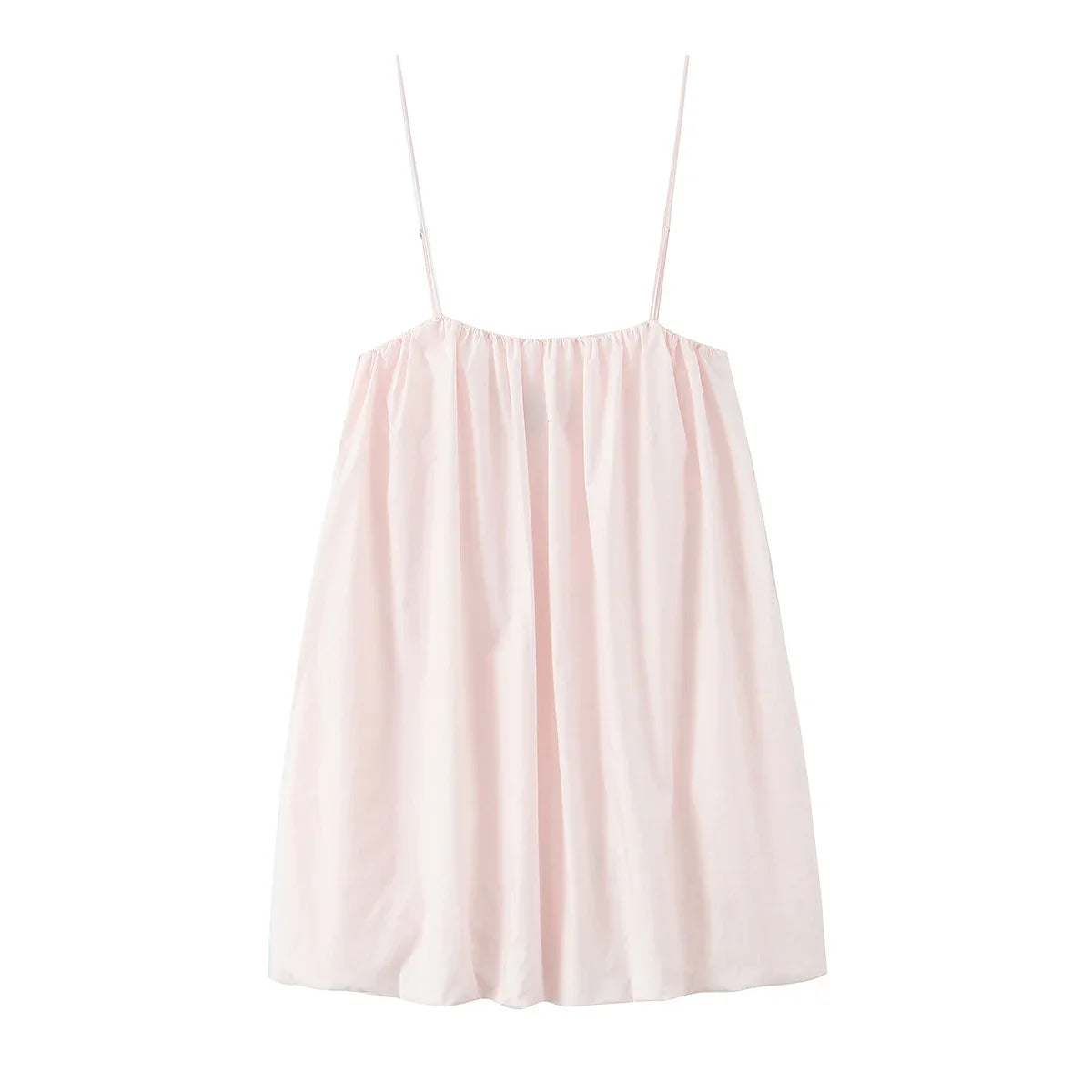 Pink Sling Sleeveless Mini Dresses
