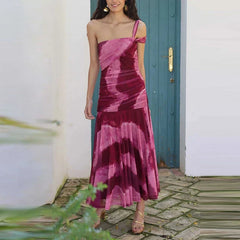 Vintage Pattern Printed Long Dresses