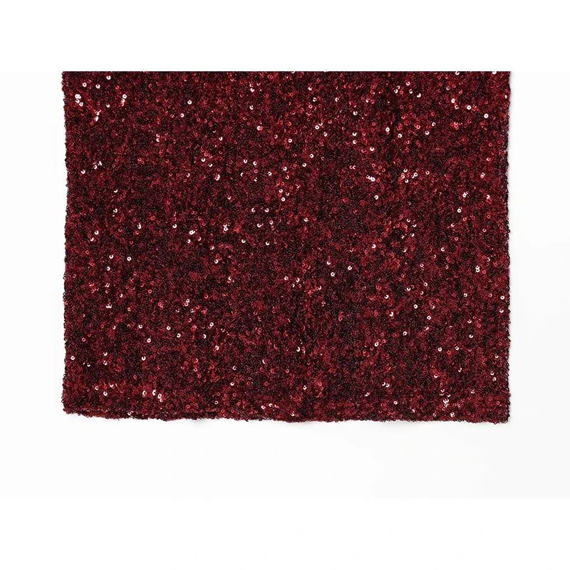 Backless Halter V Neck Sequin Long Dresses
