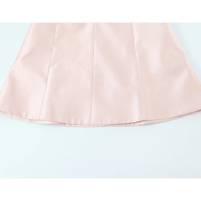 Elegant Satin Bow Dresses
