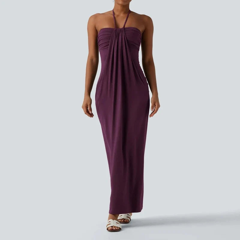 Casual Pleated Design Party Dresses