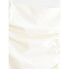 High Street Patchwork Strapless Midi Dresses