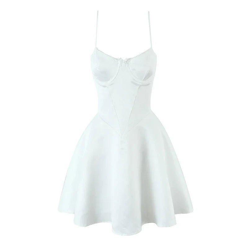 Sexy Spaghetti Straps Evening Party Mini Dresses