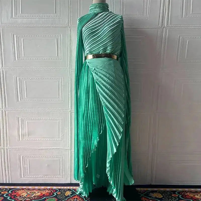Autumn Y2k Long Shawl Split Elegant Dresses