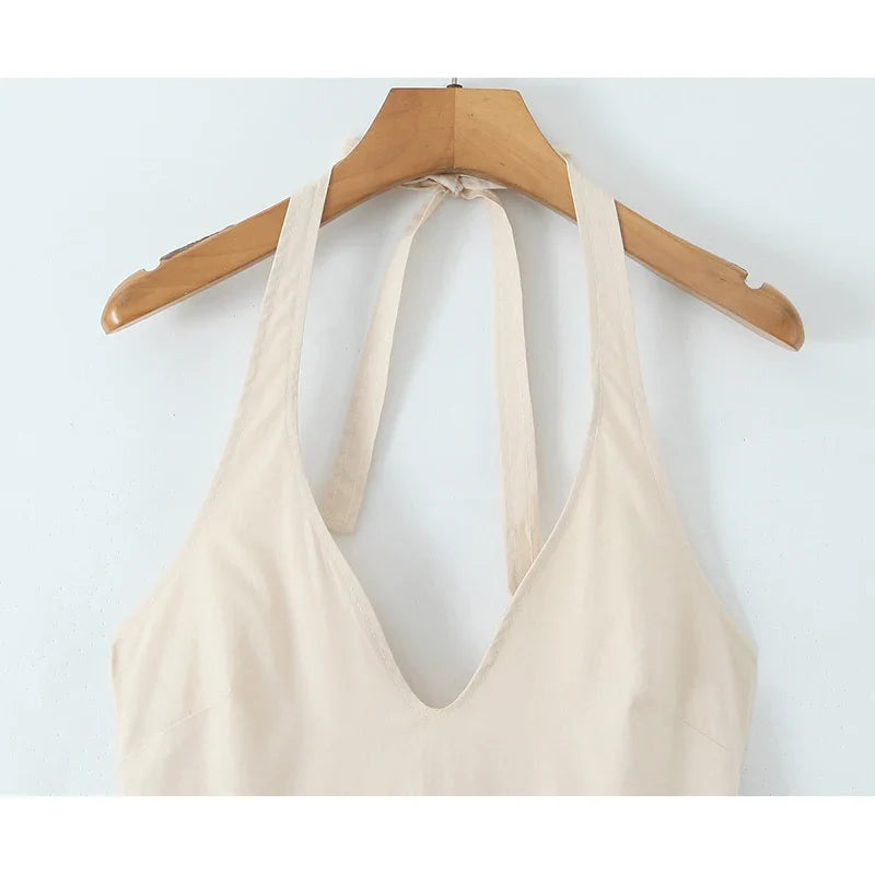 Sexy Backless Halter Dresses