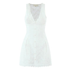 European And American Sexy Hollow Out Embroidered Dresses