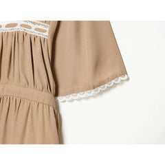 Lace Patchwork Short Dresses