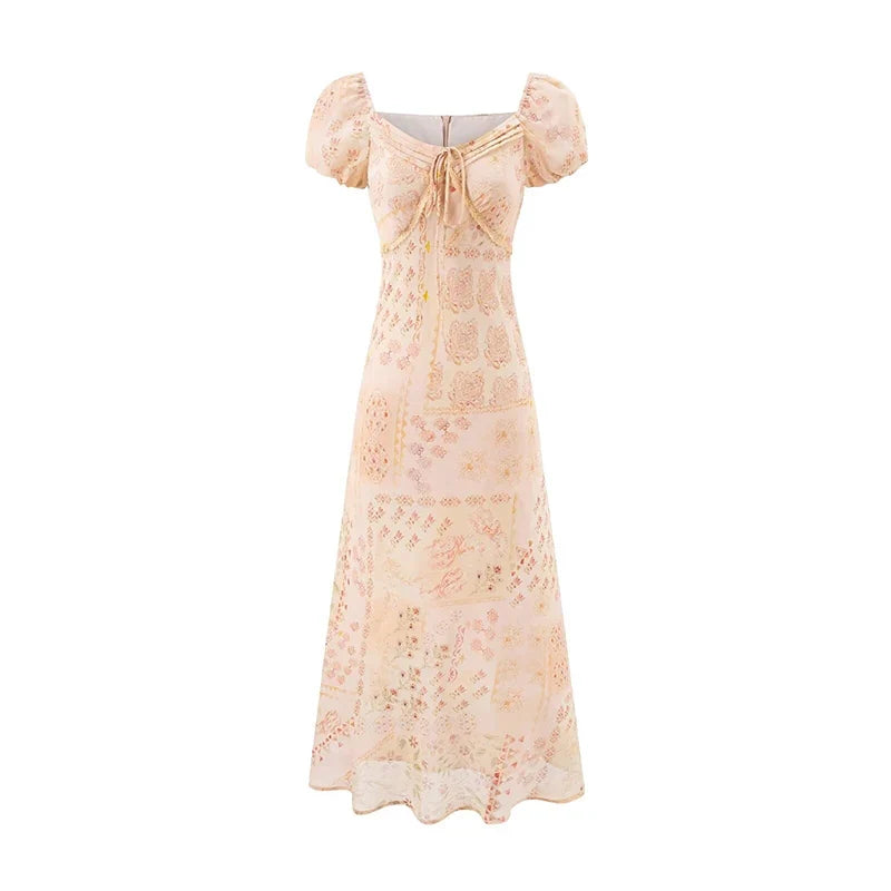 Gentle Temperament Vacation Short Sleeve Dresses