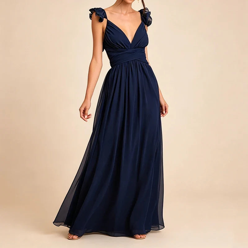 Backless Bandage Casual Dresses
