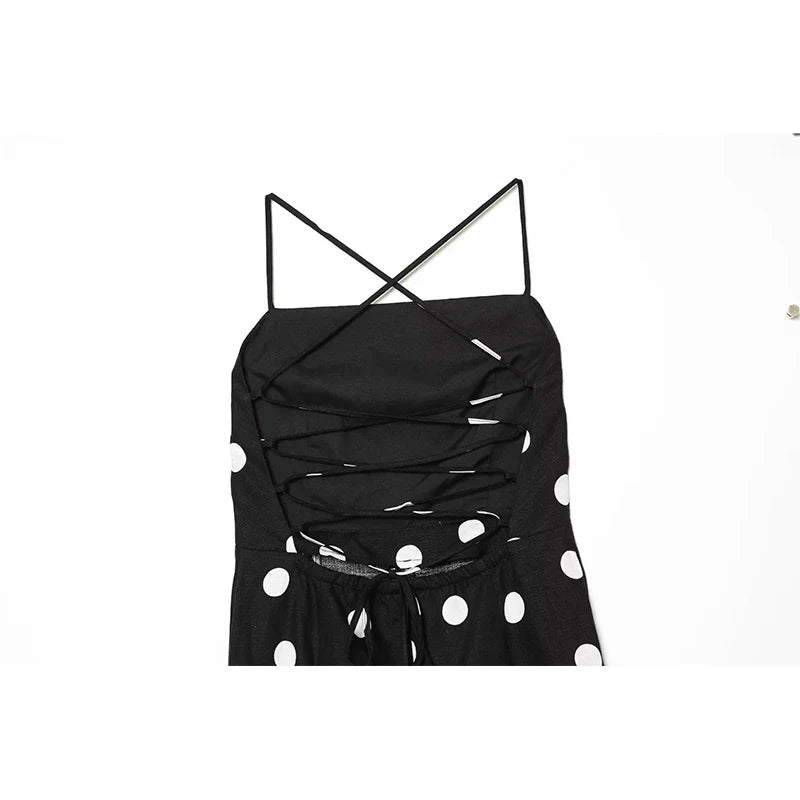 Summer Polka Dot Maxi Dresses