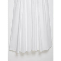 White Corset-Style Midi Dresses