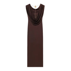 Sexy Backless Chain Long Dresses