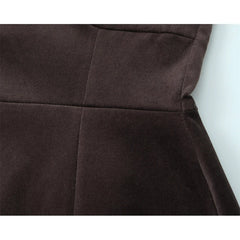Thin Straps O Neck A-line Short Dresses