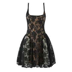 Sexy Party Sleeveless Lace Dresses