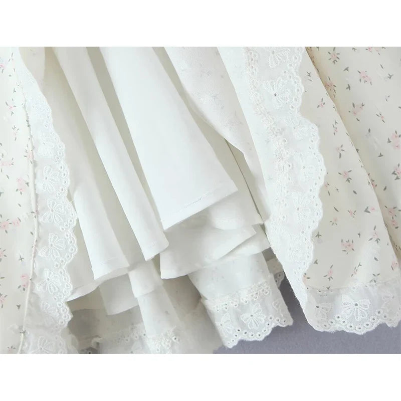 Beautiful Girl Floral Print Sexy Off Shoulder Dresses