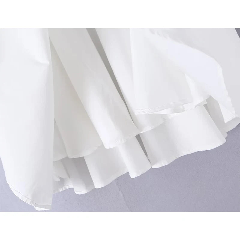 White Halter Mini Dresses