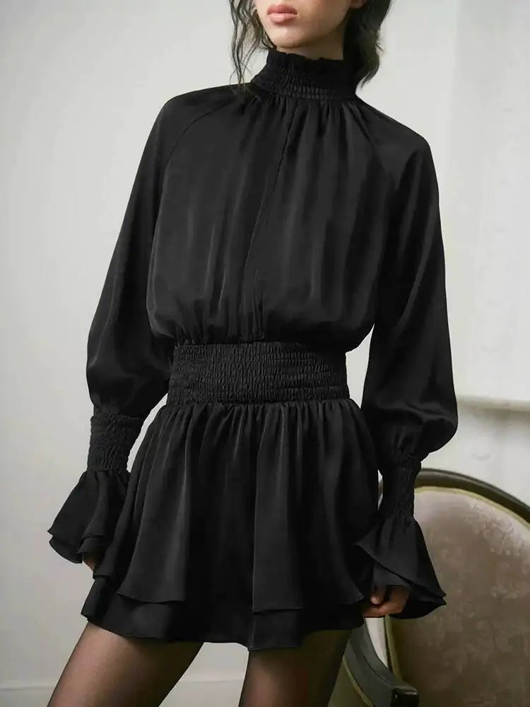Autumn Elegant Satin Dresses