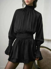 Autumn Elegant Satin Dresses