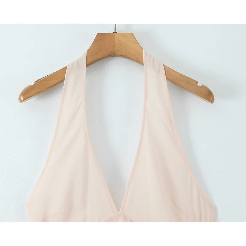Sexy Elegant Backless Halter Dresses