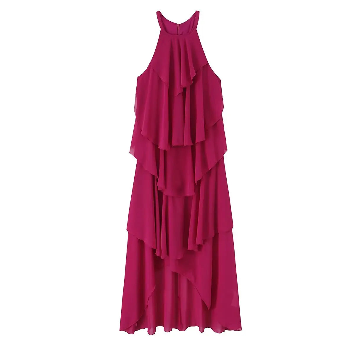Halter Tiered Cake Dresses