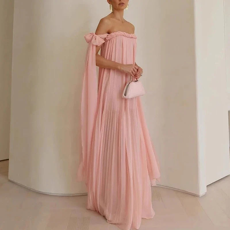 Solid Color Vacation Maxi Dresses