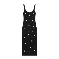 Floral Stretch Midi Dresses