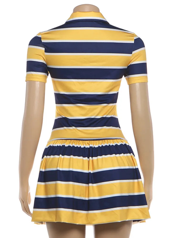 Summer Retro Stripe Dresses