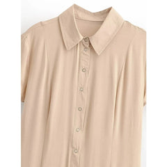 Summer Button Down Shirt Dresses