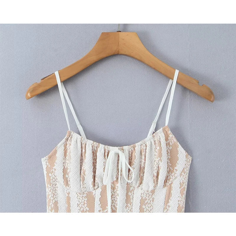 French Lace Camisole Sexy Dresses