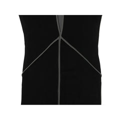Spaghetti Straps V Neck Midi Black Velvet Dresses Female Sexy Vestidos