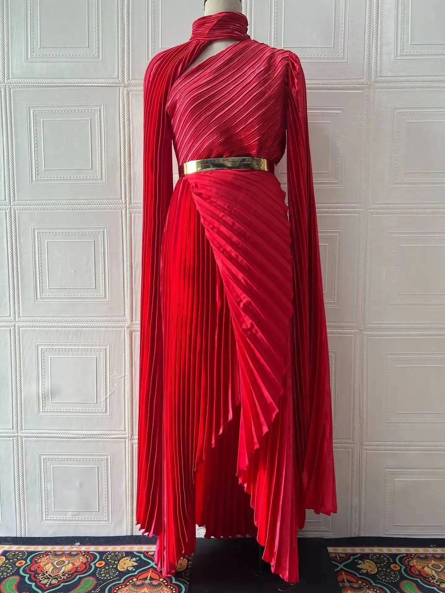 Autumn Y2k Long Shawl Split Elegant Dresses