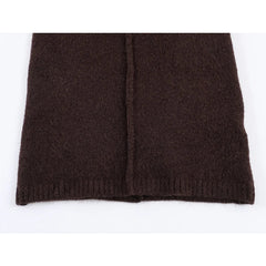 Winter Long Sleeve Turtleneck Soft Knitted Short Dresses