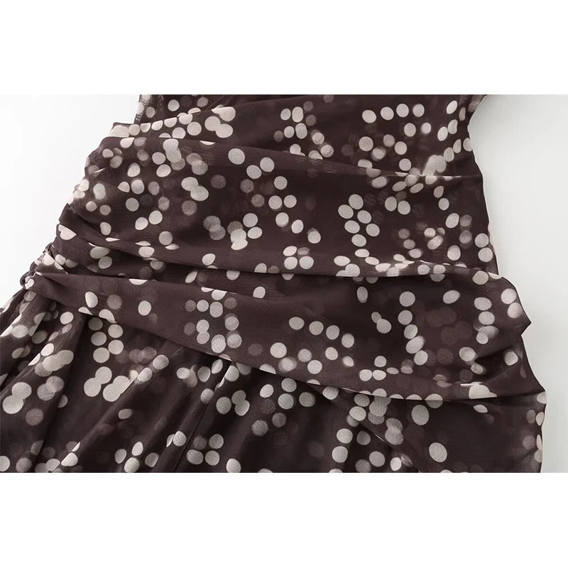 Summer Long Polka Dot Dresses