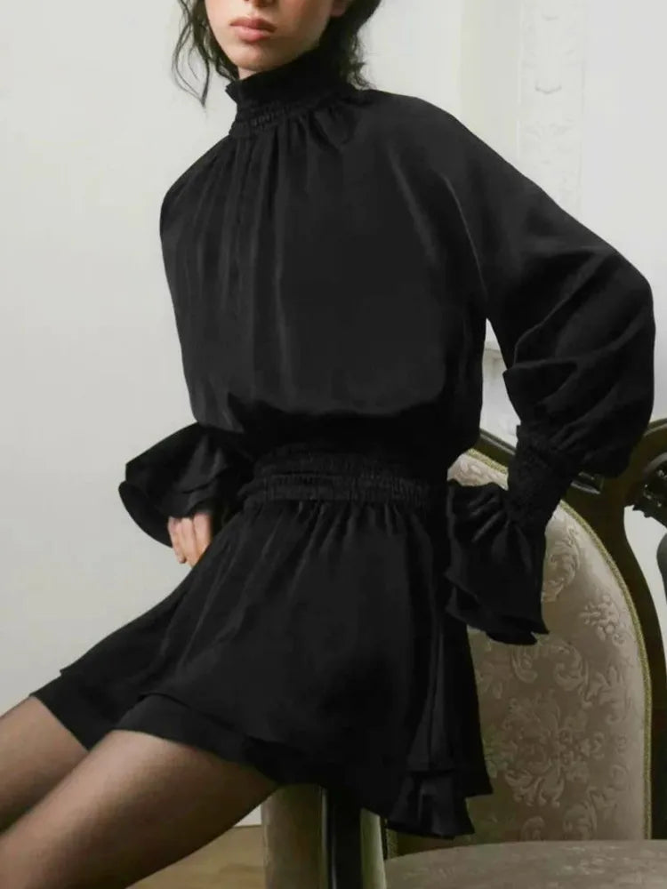 Autumn Elegant Satin Dresses