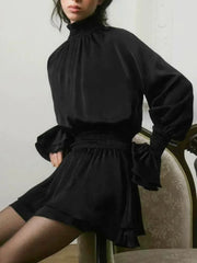 Autumn Elegant Satin Dresses