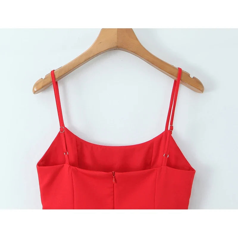 Spaghetti Straps Backless A-line Mini Sexy Dresses