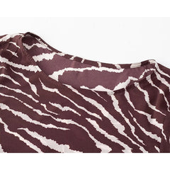 Vintage Animal Print Elegant Long Dresses
