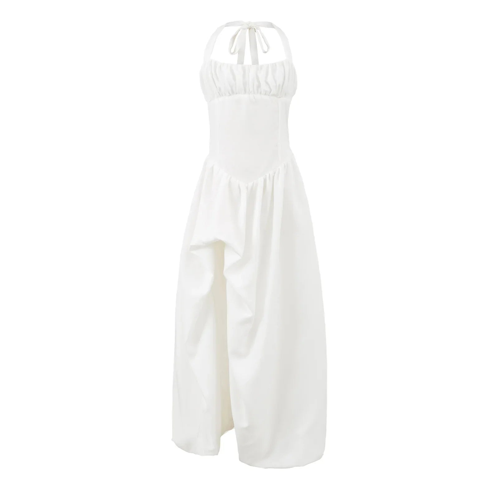 Elegant Pink White Evening Dresses