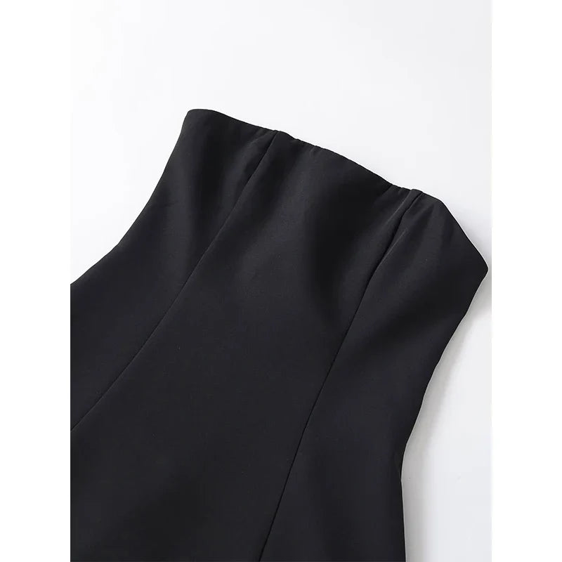 Black Sexy Strapless Dresses
