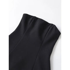 Black Sexy Strapless Dresses