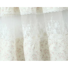 Lace Patchwork Floral Print Sling Midi Long Dresses