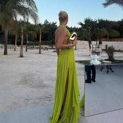 O Neck Sleeveless Long Top + Skirt 2pc Set Sexy Hollow Out Backless Beach Suit Casual Pleated Holiday Party Outfit