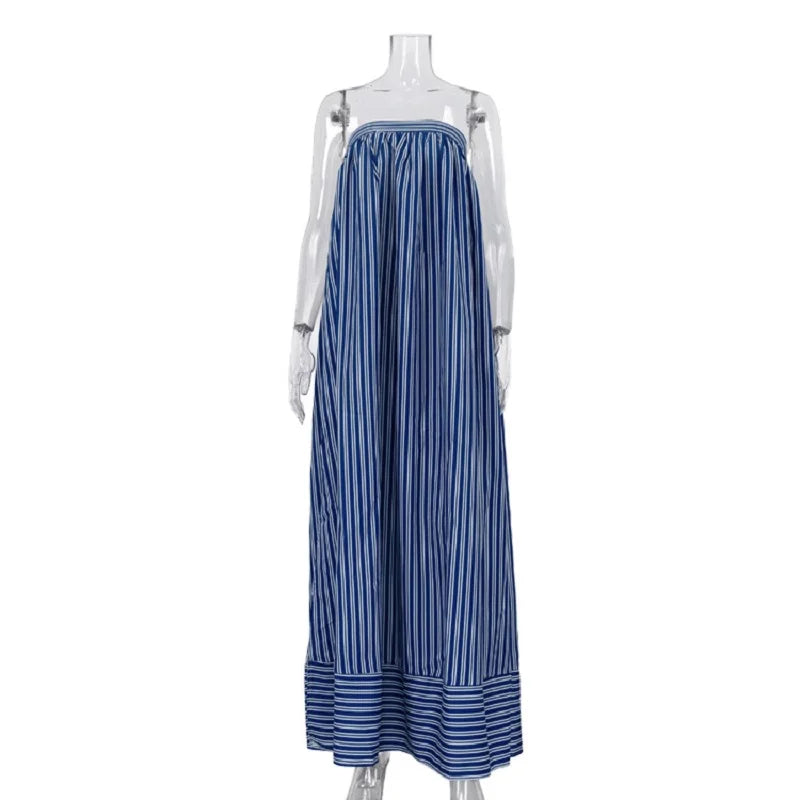 Woman Vintage Backless Party Dresses