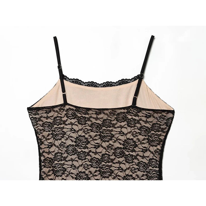 European And American Lace Sling Sexy Dresses