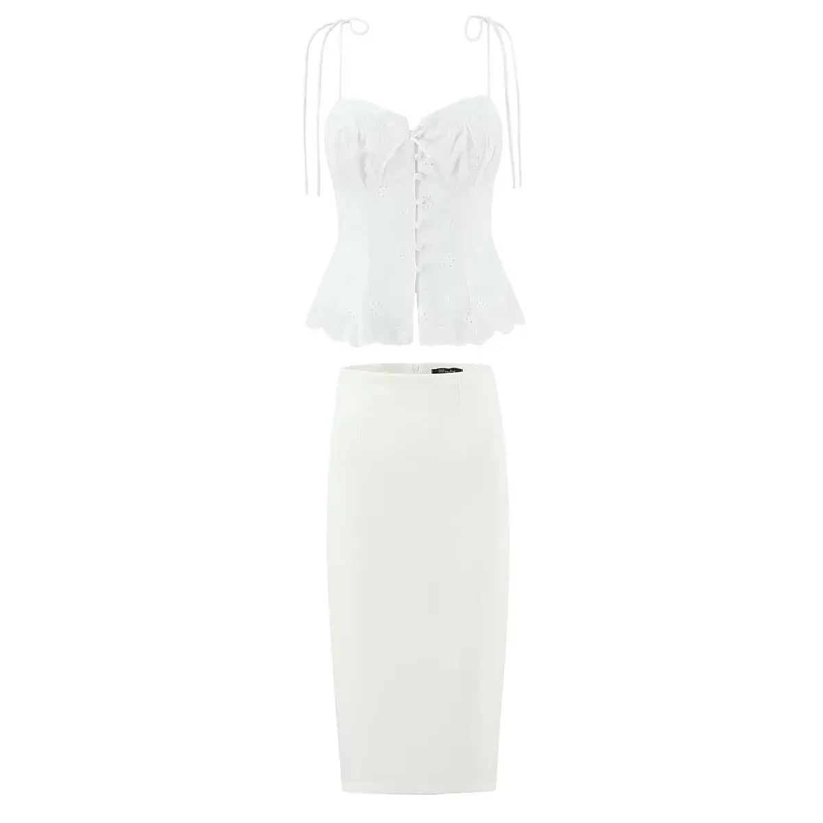 French Style Minimalist Midi Slim Fit Package Hip Skirt For Girls Spring Summer High Waist Elegant Skirts