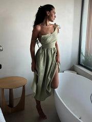 Sexy V-neck Strap Backless Dresses