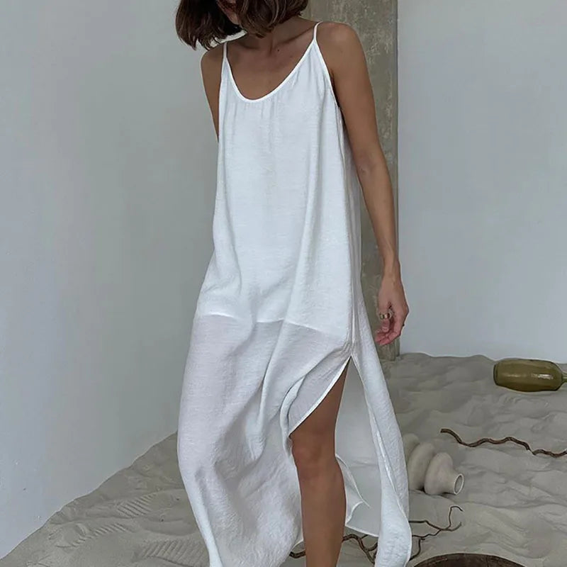 Backless Hollow Out Beach Dresses