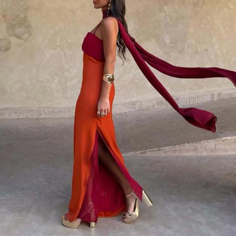 Elegant Ribbon Off Shoulder Slim Evening Dresses