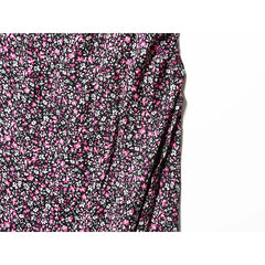 Trendy Floral Print Wrap Midi Dresses
